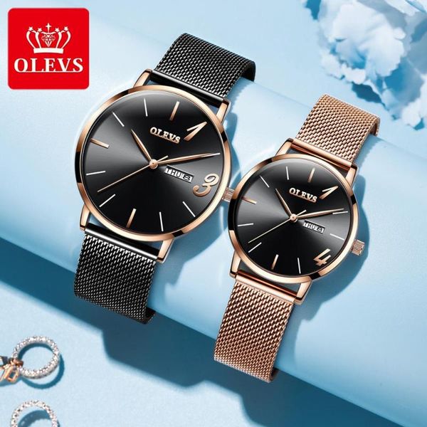 

wristwatches luxury couple watches pair man and woman fashion stainless steel lovers wristatches waterproof quartz hombre date, Slivery;brown