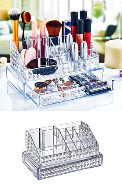 

diamond makeup organizer single drawer kss.04087.00 bath accessory set