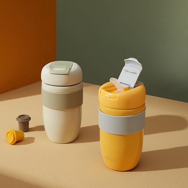 

water bottles vacuum flask coffee cup car bottle 316 stainless steel straw for outdoor and school christmas gift