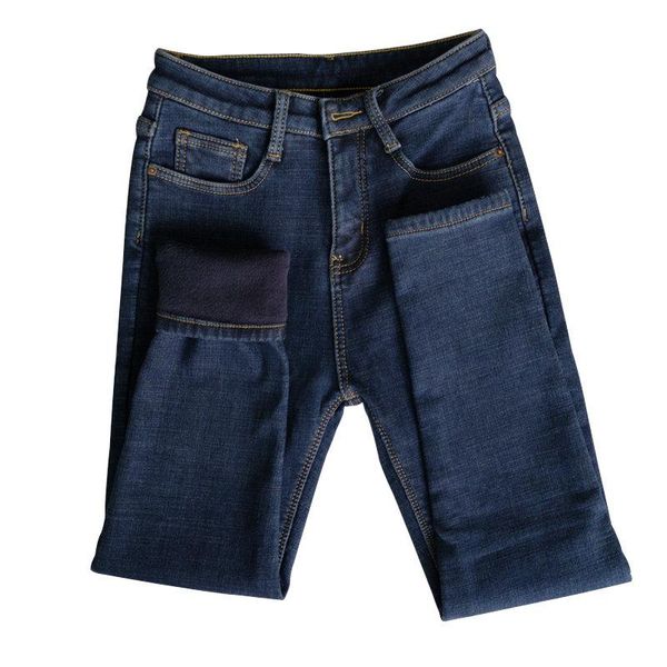 

women's jeans plus velvet thicken warm woman vaqueros mujer winter women denim high waist skinny pencil pants c5109, Blue