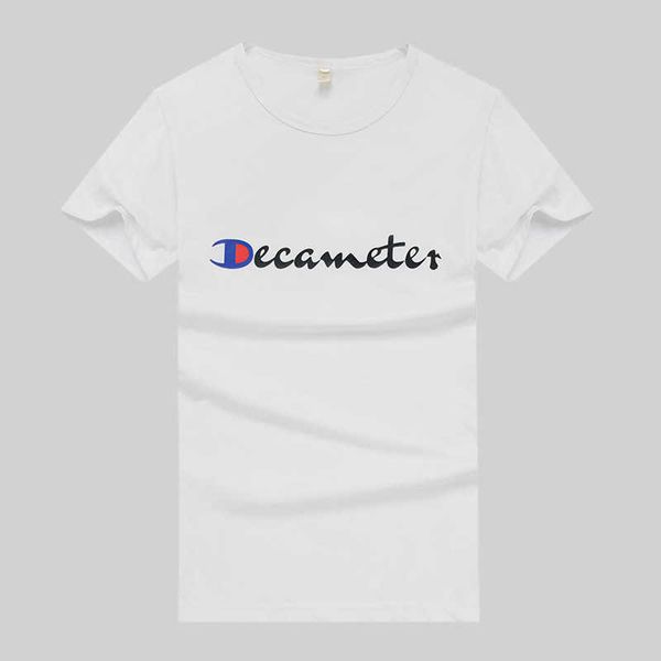 

men's short sleeve t-shirt men's summer round neck printed casual t-shirt new clothing, White;black