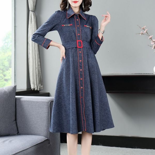 

capris denim 2021 autumn winter fashion jeans women metal ring deco long sleeve casual cotton green blue, Black;gray