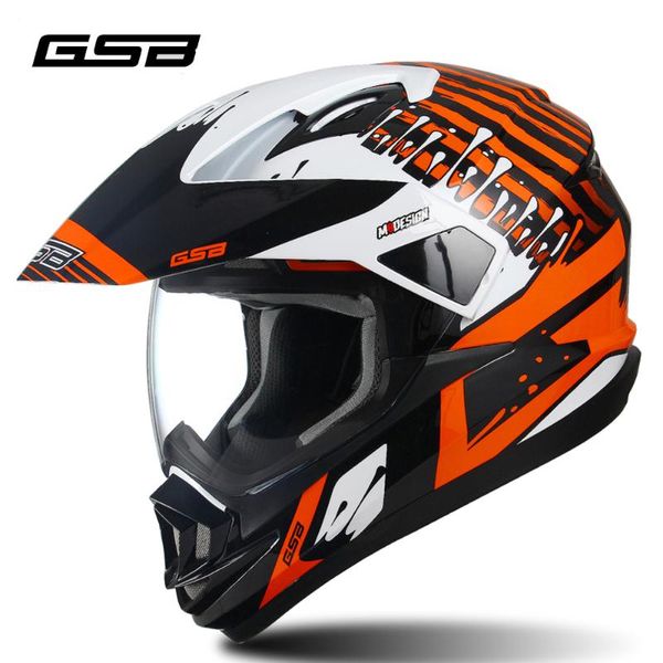 

motorcycle helmets gsb helmet moto men motocross casco atv cross downhill off-road ece capacete de