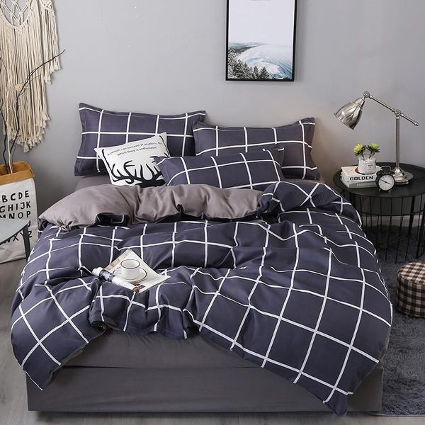 

bedding sets 2/3/4pcs printed duvet cover pillow case /king covers polyester bedclothes home textile 3 pcs cartoon