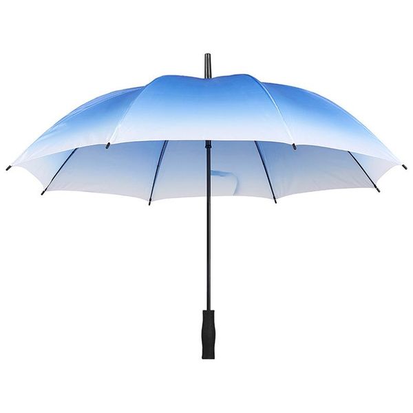 

umbrellas long handle ancient style gradient cloth sunny umbrella eva creative gift