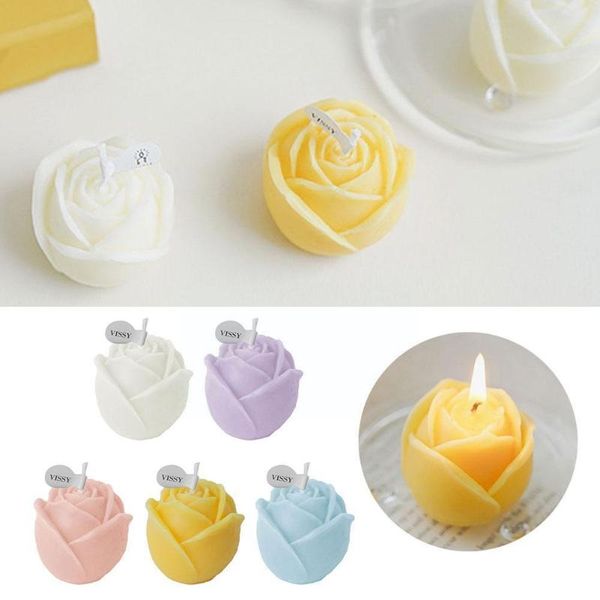 

candles creative handmade rose candle po props scented ornaments wax relaxing soy small r6o2