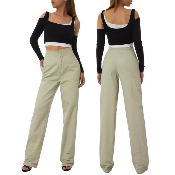 

women's pants & capris women casual low-waist trousers, adults color block printed zipper sports with pockets 2021 fashion, Black;white