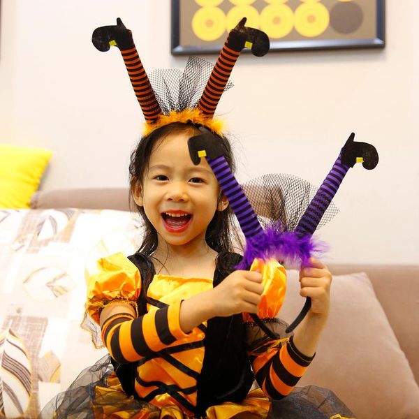 

party masks kids toys for girls halloween hoop children horn witch women and men cosplay masquerade will be the right button