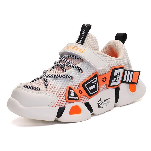 

athletic & outdoor boys shoes 2021 summer girls mesh breathable children's sneakers net, Black