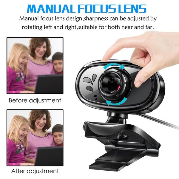 

webcams 720p hd webcam with microphone usb pc web cam telecamera camera for work stay home live video meeting computer laptop