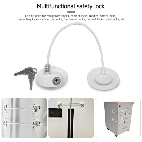 

multifuction wire rope baby safety lock home window refrigerator fridge er door cabinet drawer security carriers, slings & backpacks