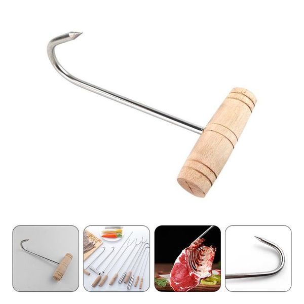 

fishing hooks 1pc stainless steel t shaped hook butcher meat practical hanging
