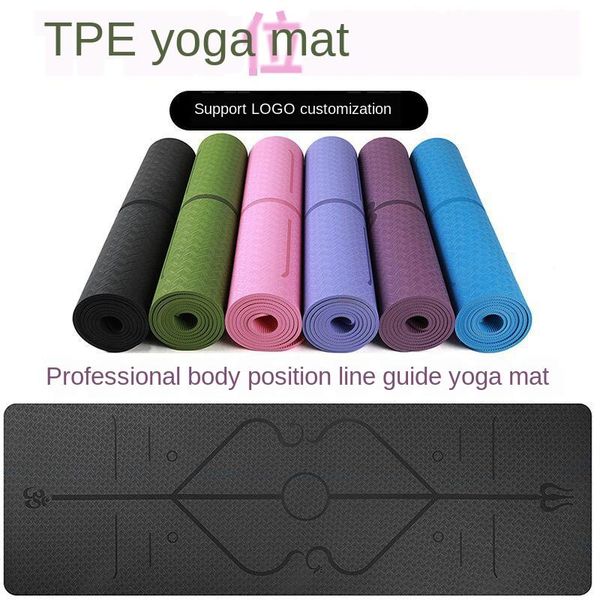 

yoga mat thicken widening tpe fitness floor beginners home mats