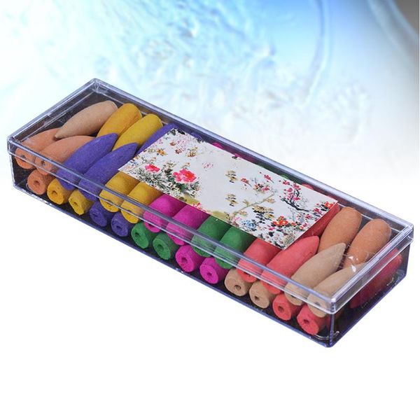 

fragrance lamps 54pcs cone shape backflow variety mixed incense cones assorted natural fragrant for home decor