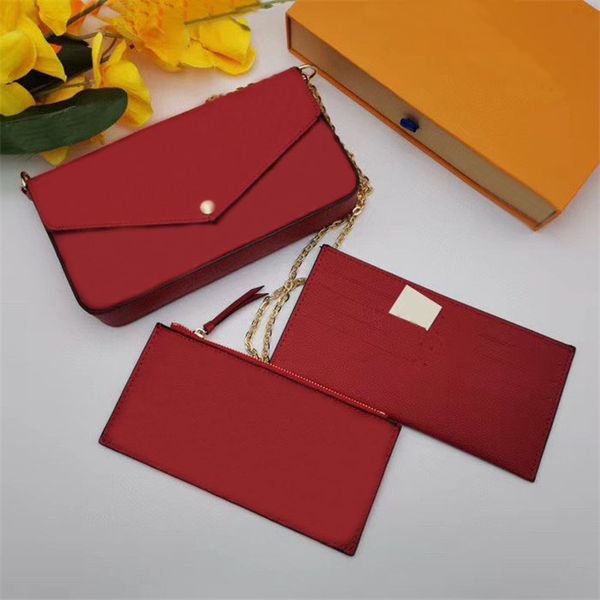 

cowhide water pattern genuine leather shoulder bags handbags chain wom crossbody bag come with box 777