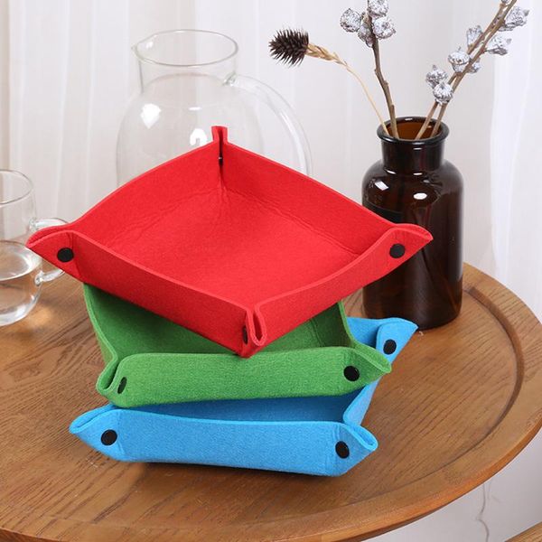 

kitchen storage & organization creative fabric felt deskbox home living supplies simple key jewelry organizer foldable