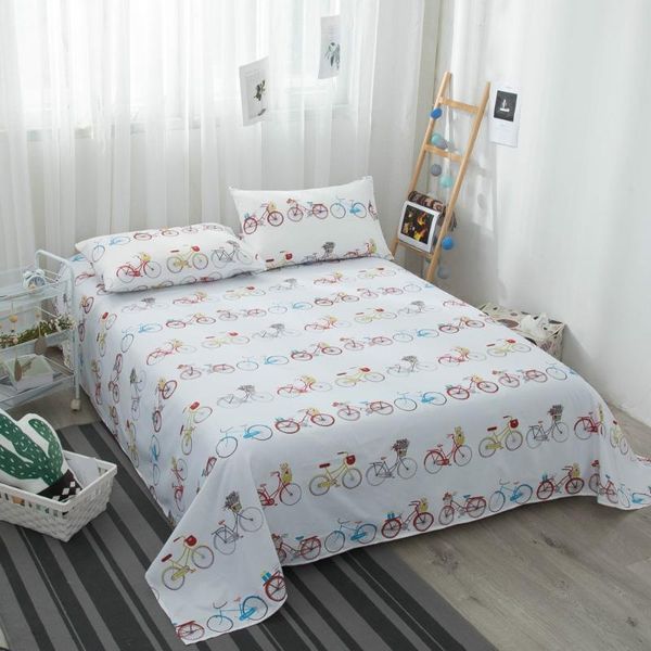 

sheets & sets cartoon style printed bed sheet microfiber fabric flat for home el bedding