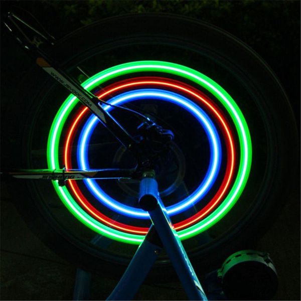 

bike lights 4pcs light bicycle wheel spokes wind fire cool
