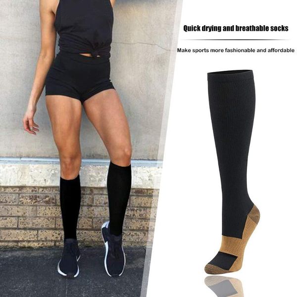 

sports socks dry breathable compression bicycle running socksmtb bike road outdoor racing, Black