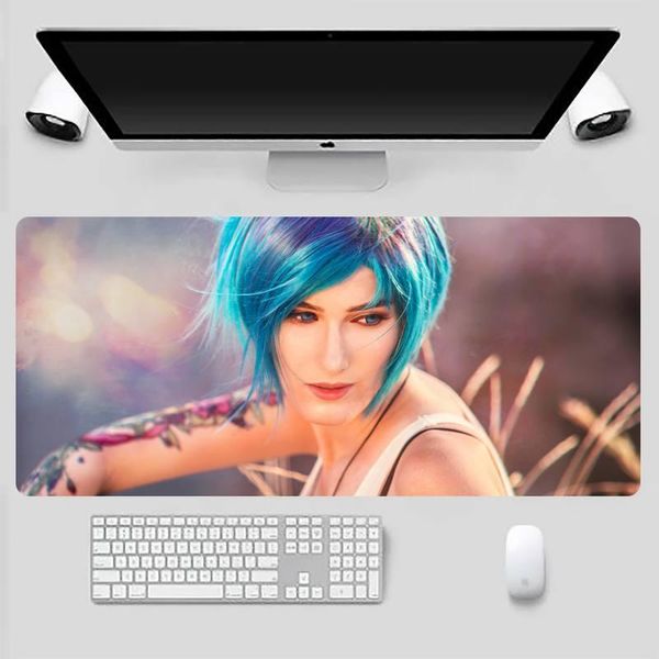 

mouse pads & wrist rests life is strange game comfort mat gaming mousepad office work pad x xl non-slip lapcushion