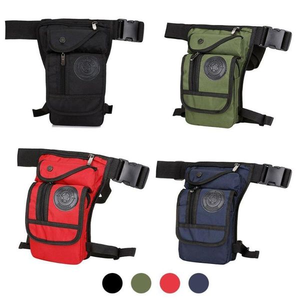 

waist bags men canvas belt bum hip pack fanny leg drop thigh bag military riding portable