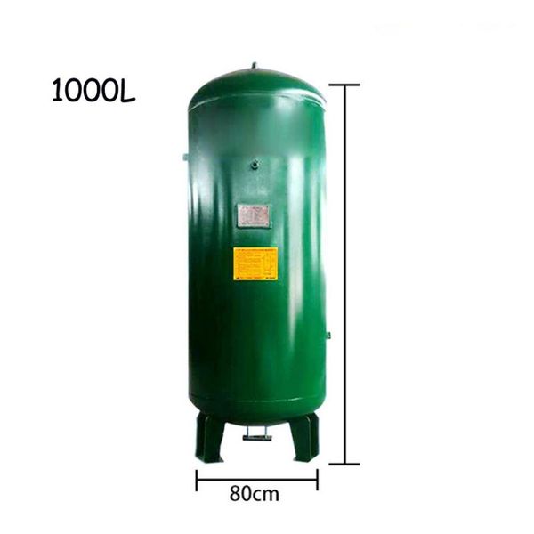 

pneumatic tools air compressor gas storage tank high-quality vertical vacuum carbon steel cylinder 1000l 8kg 0.8mpa rp3/4 r1/2