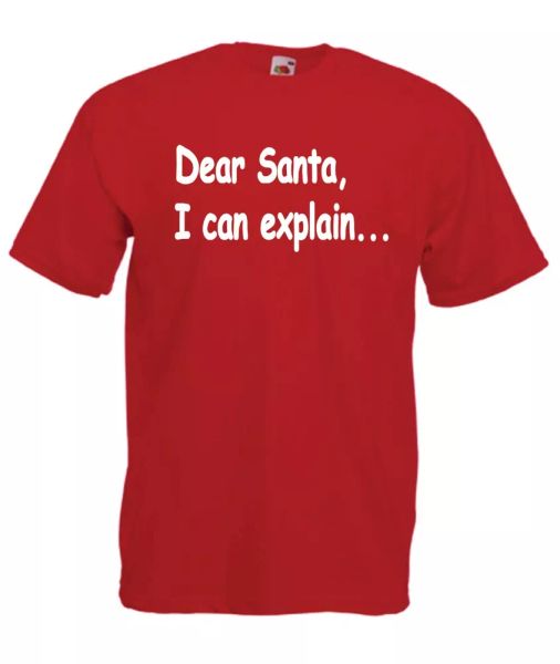 

dear santa funny xmas gift idea mens women t shirts multi-color s-2xl, White;black