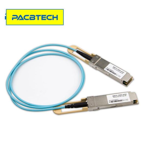 

fiber optic equipment 100g qsfp28 aoc om3 active cable, compatible