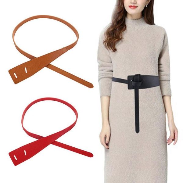 

belts women belt fashion luxury design wide leather all-match buckle waist band dress decoration accessories, Black;brown
