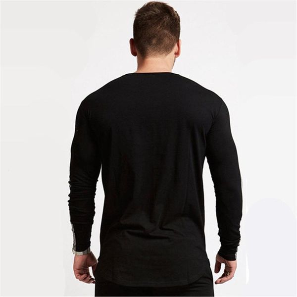 

running jerseys long sleeve sport shirt men rushgard tshirt cotton stripe fitness t gym sportswear t-shirt, Black;blue