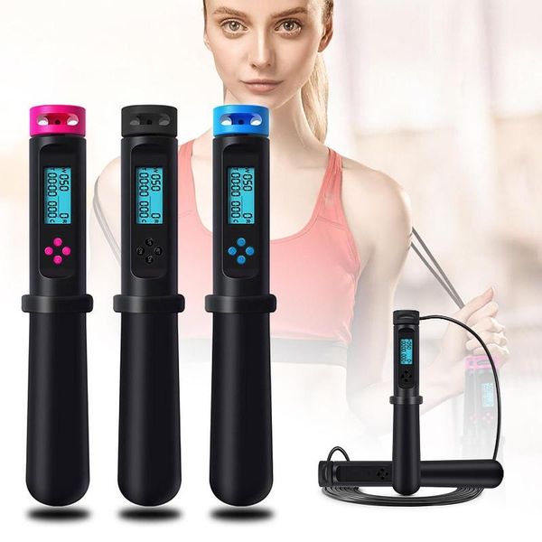 

jump ropes exam electronic counting student steel wire adjustable skipping rope