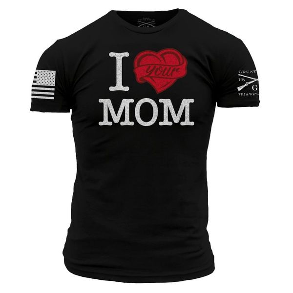 

full of love for men 3d printed t-shirt graphic optical illusion short sleeve party street punk goth crew neck summer 100% cotton, White;black