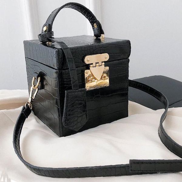 

evening bags small box bag pu leather handbag 2021 retro square fashion crossbody shoulder