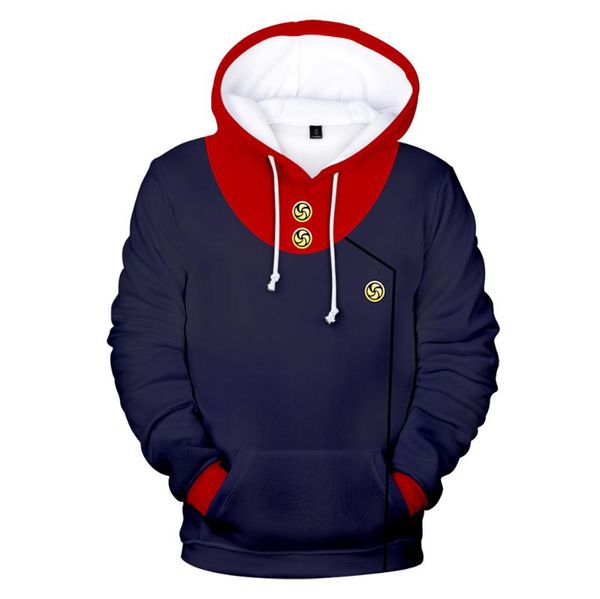 

men's hoodies & sweatshirts 3d sweatshirt hoodie japanse anime pullovers, Black