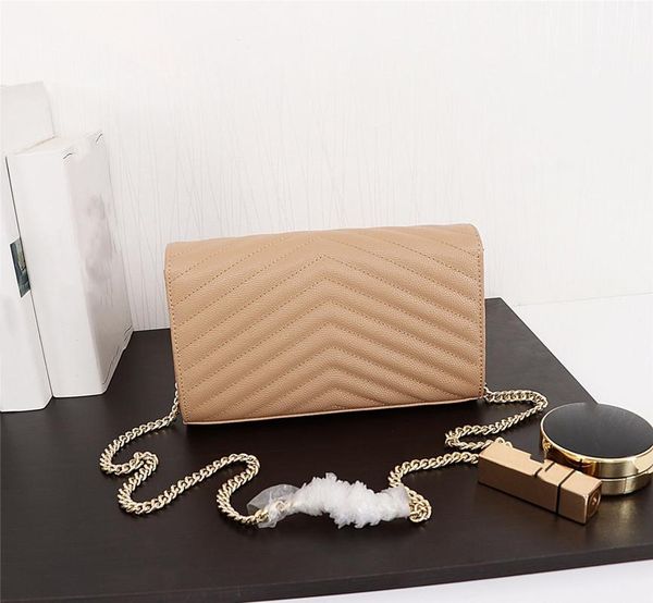 

evening bags 2021 fashion women's luxury designer classic v-grid envelope bag shoulder chain flap cross-body