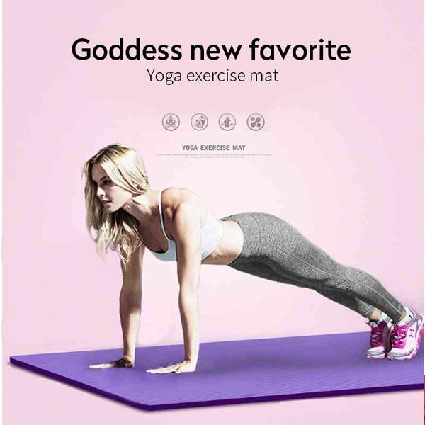

183*61cm yoga mat thick non slip workout s sport carpet exercise pad pilate beginner environmental fitness gymnastics