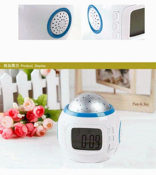 

desk & table clocks manufacturers selling music stars projection clock calendar discus the alarm colorful electronic lamp