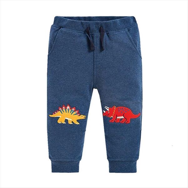 

autumn winter animals boys trousers pants baby clothes dinosaurs sweatpants for 2 7t years full kids, Blue