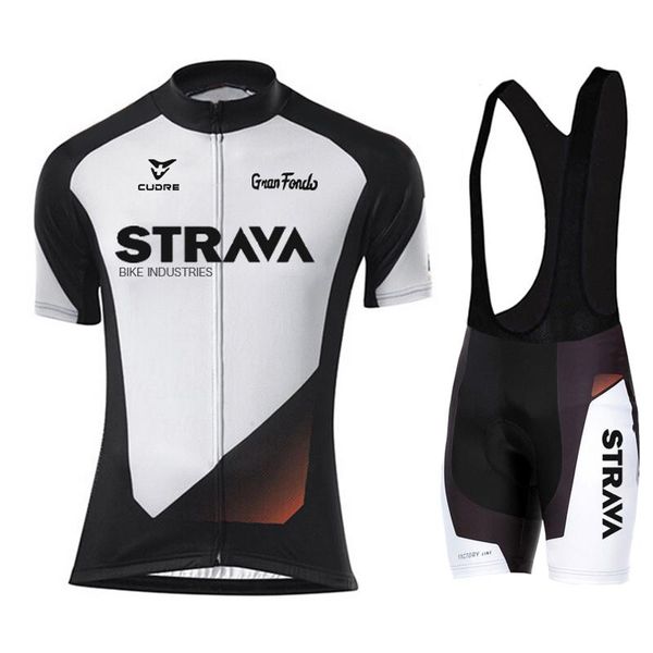 

racing sets 2021 strava summer cycling jersey mtb short sleeves set bicycle clothing ropa ciclismo bike clothes suit, Black;blue