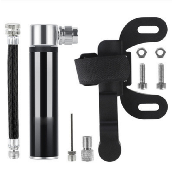 

bike pumps mini pump basketball volleyball aluminum alloy ball needle portable high pressure bicycle inflatable tube