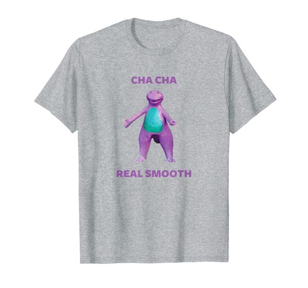 

cha cha real smooth meme t-shirt, White;black