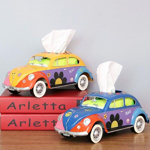 

tissue boxes & napkins vintage car holder retro bus box napkin drawer table ornaments office home decor crafts christmas birthday gifts