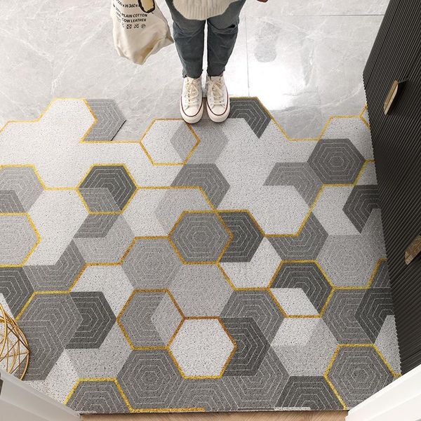 

home front door mat bath corridor small carpet foot pad living room kitchen nordic minimalist pvc anti-slip carpets
