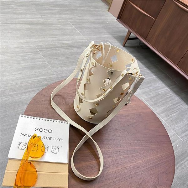 

evening bags fashion womens handbags portable rivet hollowed out women's bag purses