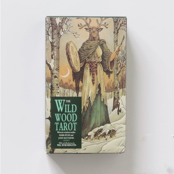 

new tarot oracles mysterious divination wild wood tarot deck for women girls cards board game