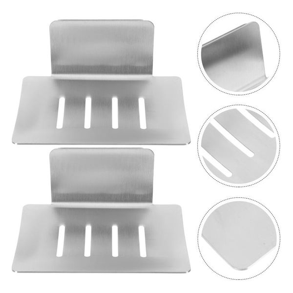 

soap dishes 2pcs shower holders nail racks bathroom organizers