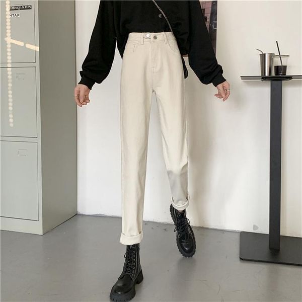 

women's jeans dd042 wide leg thickened thin straight loose trousers, Blue