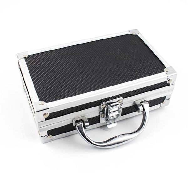 

duffel bags 18x15x11cmx6cm aluminium alloy tool box home storage portable suitcase