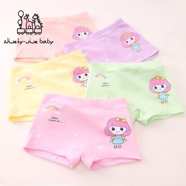 

panties 5 pcs/lot kids girls boxer briefs female child underwear children clothing baby girl cotton lovely animal print, Camo