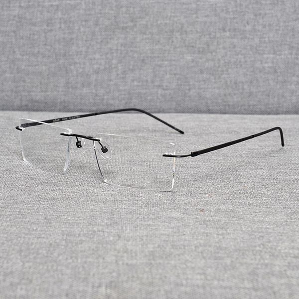 

75% off outlet store online fumi glasses super light simple danshile same frameless myopia frame, White;black